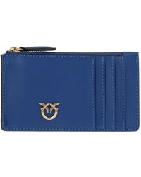 Pinko - Love Birds-Hardware Zipped Card Holder - Lyst
