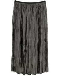 Roberto Collina - Pleated Midi Skirt - Lyst