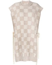 Uma Wang - Pullunder Mit Schachbrettmuster - Lyst