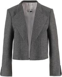 Sa Su Phi - Peak-Lapels Cropped Blazer - Lyst