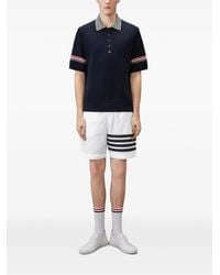 Thom Browne - Ripstop 4-Bar Track Shorts - Lyst