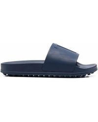 Tod's - Logo-Embossed Flat Slides - Lyst
