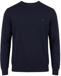 Harmont & Blaine - Logo-Embroidered Wool Sweater - Lyst
