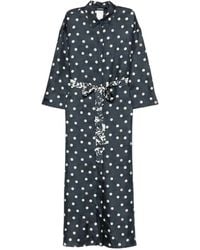 Max Mara - Printed Silk Dress - Lyst