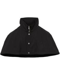 Prada - Technical Fabric Capelet - Lyst