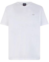Paul & Shark - T-Shirt À Col V - Lyst
