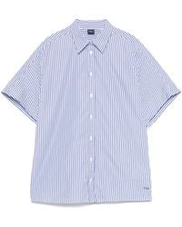 Fay - Striped Cotton Shirt - Lyst