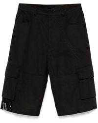 we11done - Embossed-Detail Cargo Shorts - Lyst