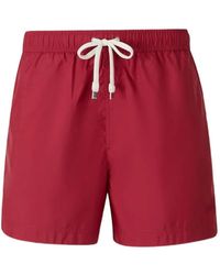 ZEGNA - Elasticated-Waistband Swim Shorts - Lyst