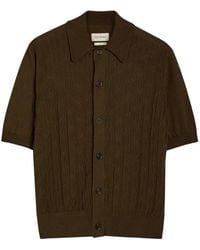 Oliver Spencer - Cable-Knit Short-Sleeve Shirt - Lyst