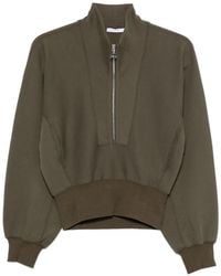 Patrizia Pepe - Quarter-Zip Scuba Sweatshirt - Lyst
