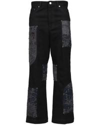 Dear BORO - Patchwork Trousers - Lyst