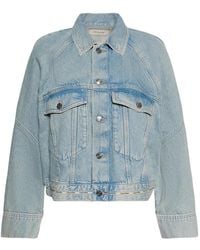 Calvin Klein - Acid-Wash Buttoned Denim Jacket - Lyst
