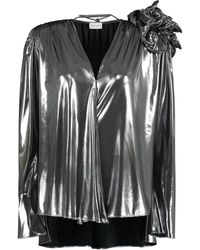 Magda Butrym - Ruffled Blouse - Lyst