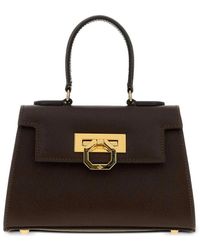 Carbotti - Licia Leather Tote Bag - Lyst