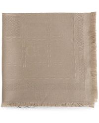 Ferragamo - Gancini Jacquard-Logo Scarf - Lyst