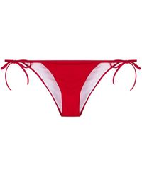 DSquared² Bikinihöschen mit Logo - Rot