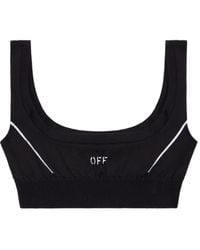 Off-White c/o Virgil Abloh - Off Stamp Seamless Bra - Lyst