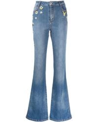 Ermanno Scervino - Embroidered Flared Jeans - Lyst