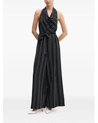 DKNY - Gemusterter Jumpsuit - Lyst