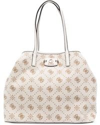 Guess - Sac Cabas Neda À Plaque Logo - Lyst