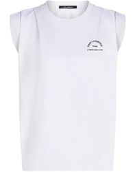 KARL LAGERFELD - Rue St-Guillaume Oversized Tank Top - Lyst