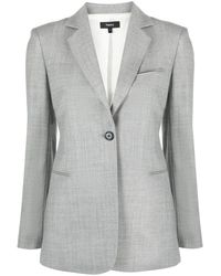 Theory - Double-breasted Virgin Wool Blazer - Lyst