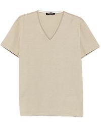 Fabiana Filippi - V-Neck Short-Sleeve T-Shirt - Lyst