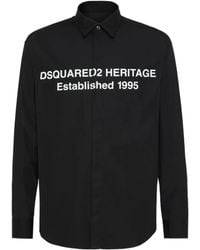 DSquared² - Heritage Hemd Mit Logo - Lyst
