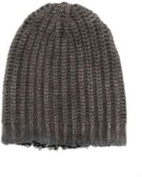Avant Toi - Ribbed-Knit Beanie - Lyst
