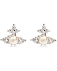 Vivienne Westwood - Orb Faux-Pearl Earrings - Lyst