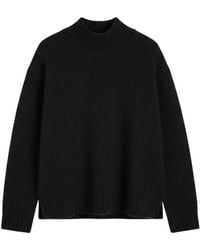 Chinti & Parker - Funnel-Neck Ribbed-Trim Sweater - Lyst