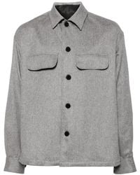 Kiton - Felted Cashmere-Blend Shirt - Lyst