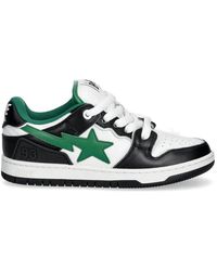 A Bathing Ape - Sneakers Con Decorazione A Stella - Lyst