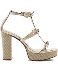Alexandre Birman - 120Mm Slim Lolita Raffia-Detail Sandals - Lyst