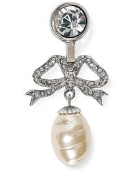 N°21 - Bow-Detail Drop Brooch - Lyst
