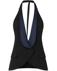 Christopher Esber - Chaleco Con Cuello Halter - Lyst