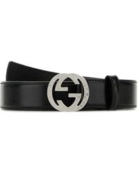 Gucci - Gespriem Met Gg-Logo - Lyst