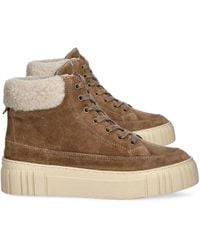GANT - Shearling Detailing Boots - Lyst