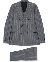 Tagliatore - Pinstripe Blazer - Lyst