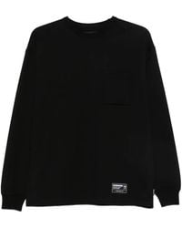 Neighborhood - T-Shirt Met Logopatch En Lange Mouwen - Lyst