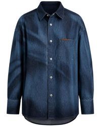 Lee Jeans - X Feng Chen Wang Logo-Patch Denim Shirt - Lyst