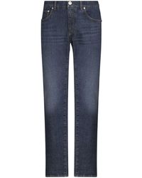 Etro - Pegaso-motif Slim-fit Jeans - Lyst