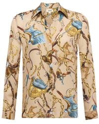 L'Agence - Blouse Nina À Manches Longues - Lyst