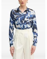 Guess - Leaf-Print Button-Down Shirt - Lyst
