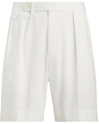 Ralph Lauren - Pleated Tailored Shorts - Lyst