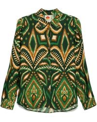 FARM Rio - Pineapple Ikat Shirt - Lyst