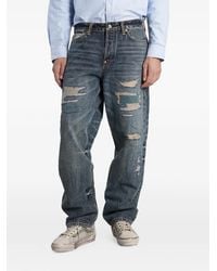 Evisu - Vaqueros Con Efecto Patchwork Y Diseño Envejecido - Lyst