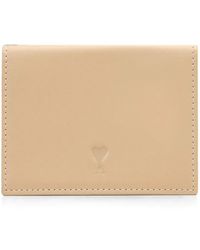 Ami Paris - Portefeuille Triple En Cuir De Vachette Avec Ami De Cœur - Lyst