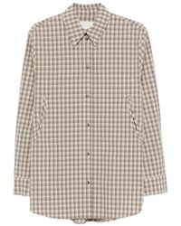 Nanushka - Plaid-Detail Shirt - Lyst